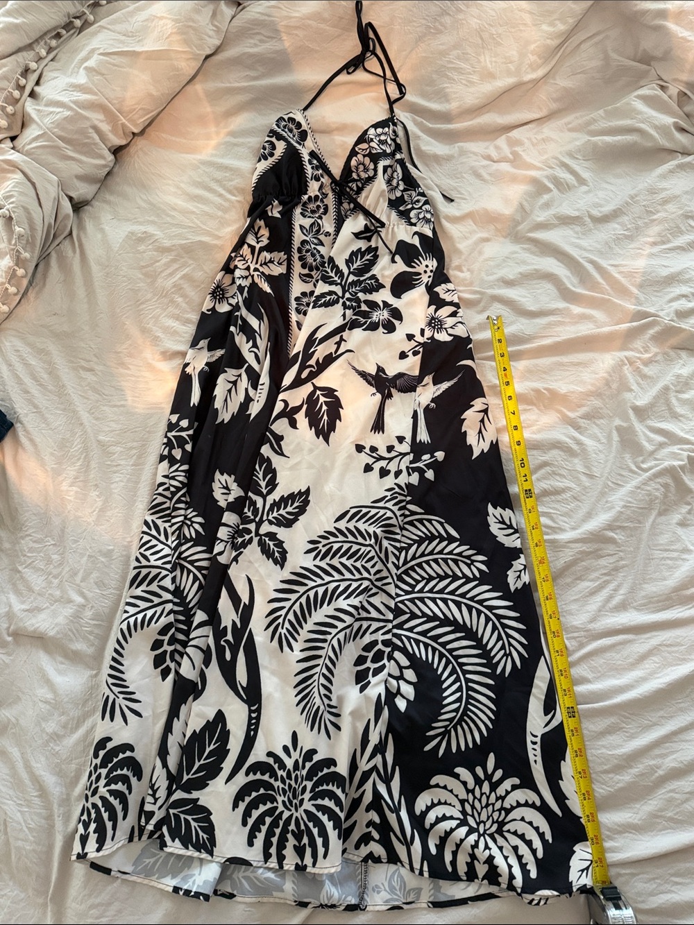 Summer Black and off white Maxi Dress